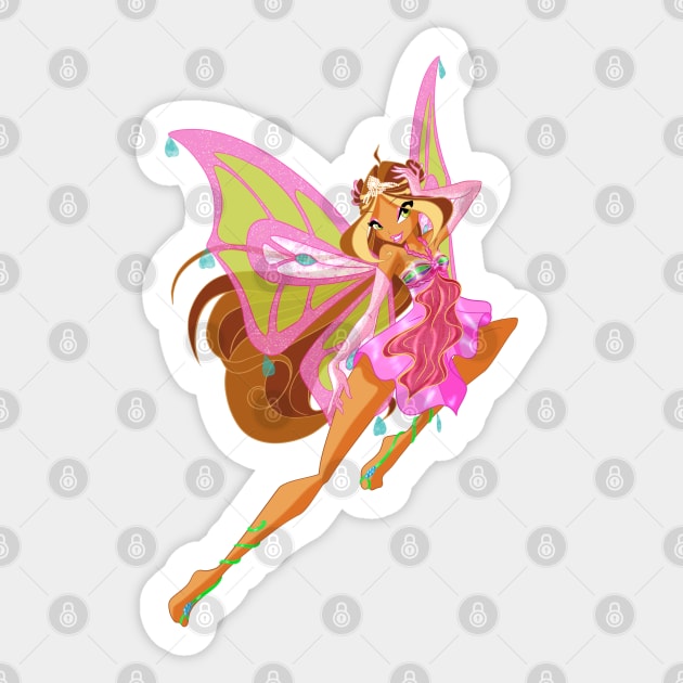 Winx Club - Flora Enchantix Sticker by Nykos